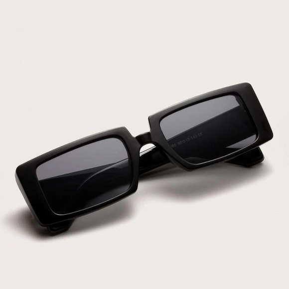 NWT acrylic frame rectangle sunglasses - Picture 2 of 9